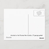 テムズ島のアミスタド ポストカード (裏面)