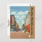 テムズ島通りニューポート ポストカード (正面/裏面)