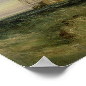 テムズ川とメドウェイ川の合流点 ポスター (角)