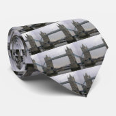 テムズ川にかかるタワーブリッジと結ぶ ネクタイ (ロール)