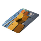 テムズ川に浮かぶヘンリーオンテムズ河のボート マグネット (左側)