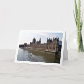 テムズ川のウェストミンスター宮殿 カード (正面)