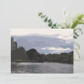 テムズ川のステイインズ川のグリーティングカー空白のド サンキューカード (スタンド正面)