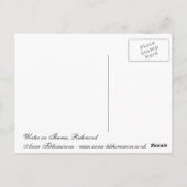 テムズ川の冬、リッチモンド ポストカード (裏面)