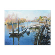 テムズ川の冬、リッチモンド