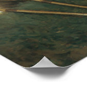 テムズ川の秋 ポスター (角)