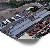 テムズ川の空中眺め ポスター (角)