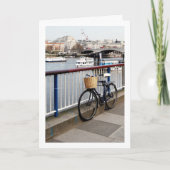 テムズ川の自転車、ロンドン カード (正面)