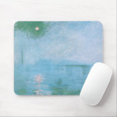 テムズ川の霧（Claude Monet著） マウスパッド (マウス)