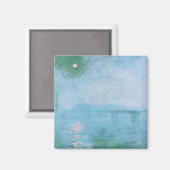 テムズ川の霧（Claude Monet著） マグネット (正面/裏面)