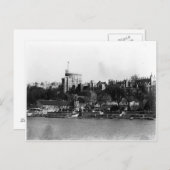 テムズ川を渡るウィンザー城の眺め ポストカード (正面/裏面)