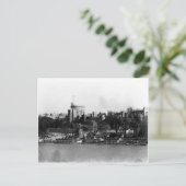 テムズ川を渡るウィンザー城の眺め ポストカード (スタンド正面)