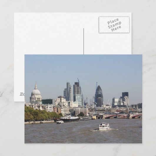 テムズ川 ポストカード (正面/裏面)
