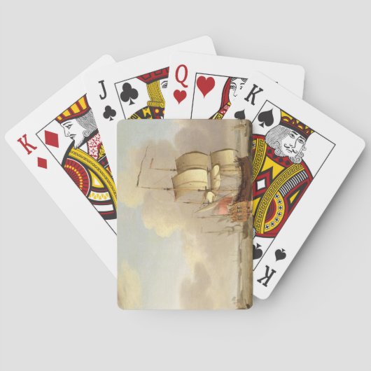 テムズ河口海運便c.1761-66 (油: トランプ (裏面)