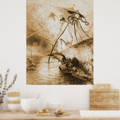 テムズ渓谷の世界の火星人の戦争 ポスター (キッチン)