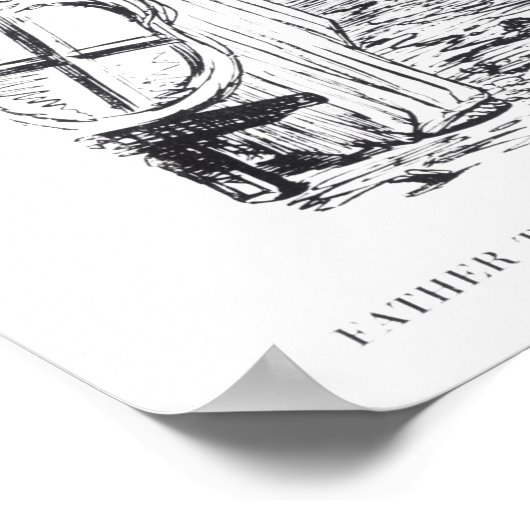 テムズ神父が子孫を紹介 ポスター (角)