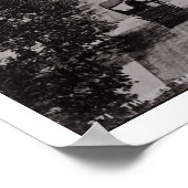 テムズ・エンバンクメント(セピア写真) ポスター (角)