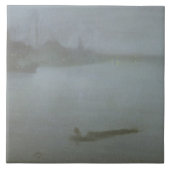 テムズ-青および銀、c.1872/8 (oiのノクターン タイル (正面)