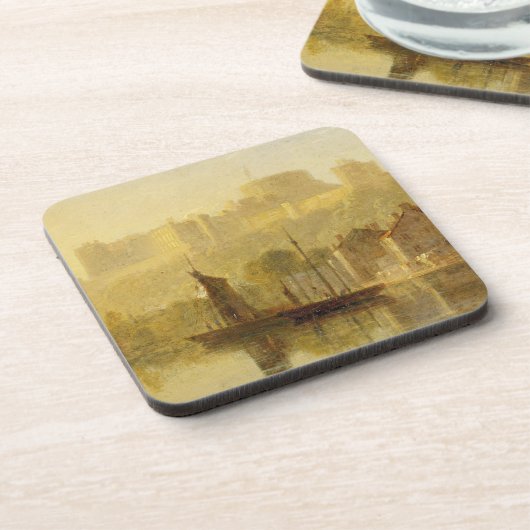 テムズ(millboardの油)からのWindsorの城 コースター (左側)