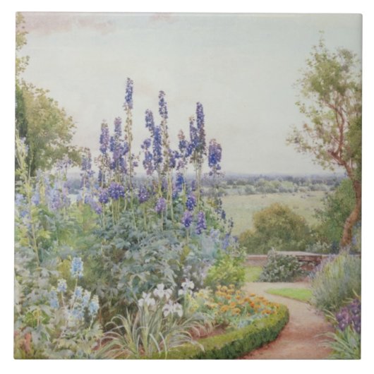 テムズ(w/c)の近くの庭 タイル (正面)