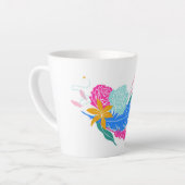 テメガーデン カフェラテマグ (左アングル)