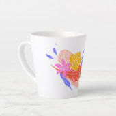 テメガーデン カフェラテマグ (左アングル)