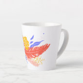 テメガーデン カフェラテマグ (右アングル)