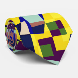 テモダンラ芸術的ッツォスタイルパターン ネクタイ