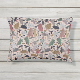 テモダンラ芸術的ッツォスタイル抽象芸術パターン アウトドアクッション