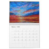 テモテOrikri著2015年のカレンダー抽象芸術の絵画 カレンダー (2月 2026)