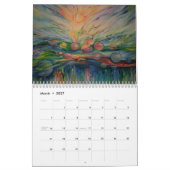 テモテOrikri著2015年のカレンダー抽象芸術の絵画 カレンダー (3月 2027)