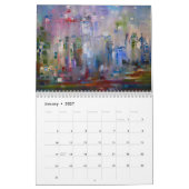 テモテOrikri著2015年のカレンダー抽象芸術の絵画 カレンダー (1月 2027)