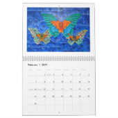 テモテOrikri著2019年の蝶カレンダー カレンダー (2月 2027)