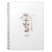 テュリン聖なるイエスの顔の覆い ノートブック (正面)