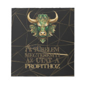 テュレレーム | モチバシオ | 強気市場 ノートパッド (正面)