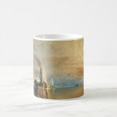 テュレールと戦う『戦艦テメラー』ジョセフ・ターナー作　海洋アート コーヒーマグカップ (中央)