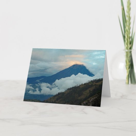 テュングラホア、エクアドル カード (正面)