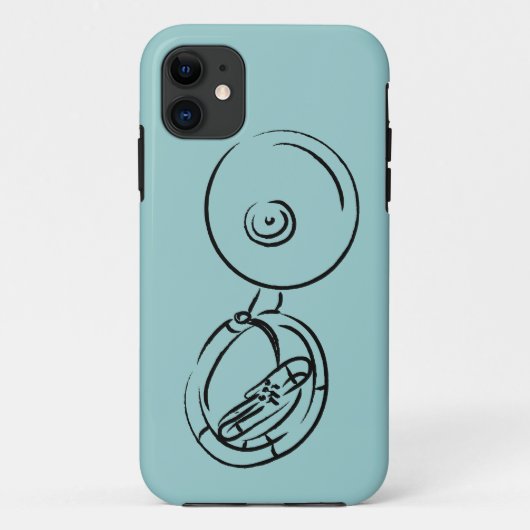 テューバかスーザフォン Case-Mate iPhoneケース (裏面)