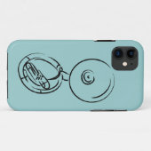 テューバかスーザフォン Case-Mate iPhoneケース (裏面(横))