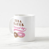 テューバプレーヤーのおもしろいなギフト コーヒーマグカップ (正面左)