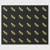 "テューバ"のデザインギフトおよびプロダクト ラッピングペーパー (フラット)