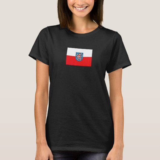 テューリンゲン州の旗 Tシャツ (正面)