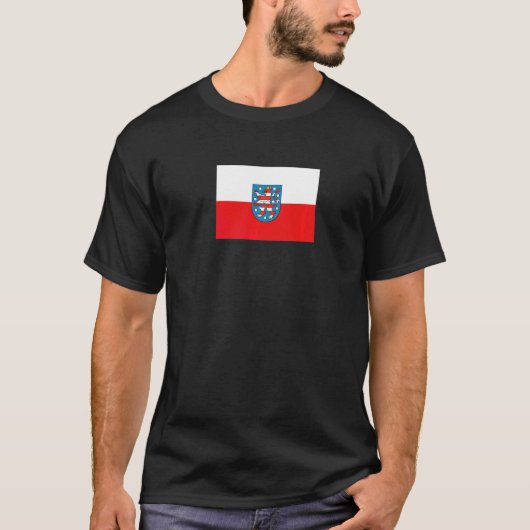 テューリンゲン州の旗 Tシャツ (正面)