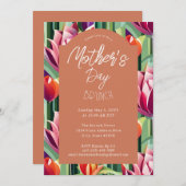 テラはっきりしたコッタカラフルマザーズデイブランチ 招待状 (正面/裏面)