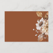 テラエレガントコタモダンフローラボホ秋QRコード エンクロージャーカード (裏面)