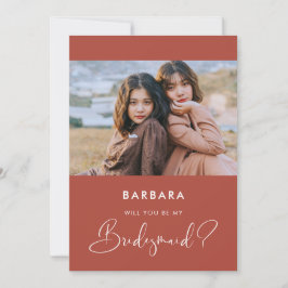 テラエレガントコタモダンブリデスメイド提案カード 招待状