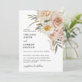 テラエレガントコタモダンボホフローラ結婚ズ 招待状 (スタンド正面)