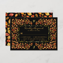 テラエレガントコタ素朴紅葉結婚ズ 出欠カード