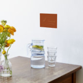 テラエレガントコッタと金箔控え看板 箔ポスター (レイダウン (キッチン))