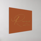 テラエレガントコッタと金箔控え看板 箔ポスター (レイダウン)